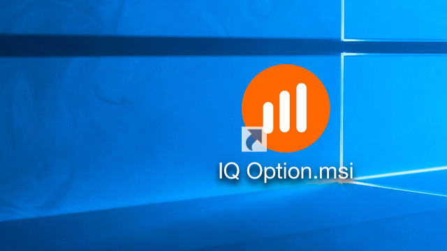 icon ứng dụng iq option trên màn hình desktop